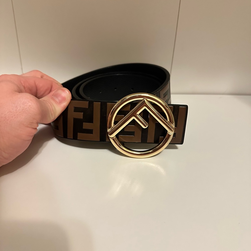 F Black and Gold Belt
